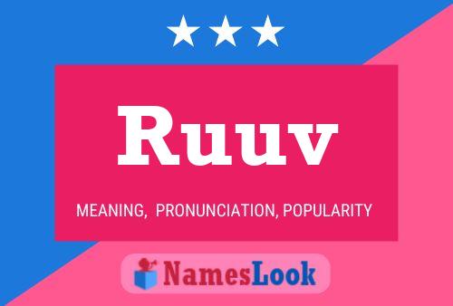 Ruuv Name Poster