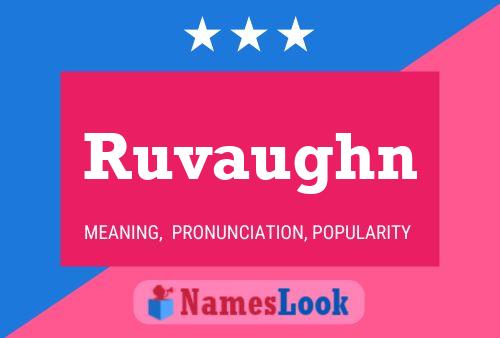 Ruvaughn Name Poster