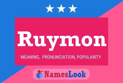 Ruymon Name Poster