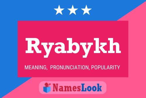 Ryabykh Name Poster