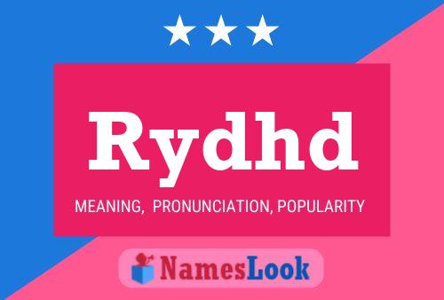 Rydhd Name Poster