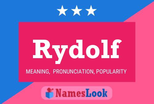 Rydolf Name Poster