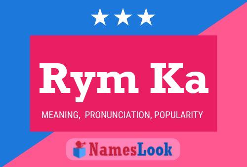 Rym Ka Name Poster