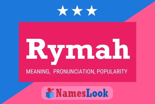 Rymah Name Poster