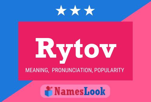 Rytov Name Poster