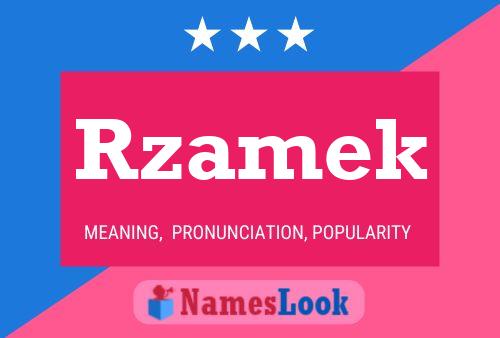 Rzamek Name Poster