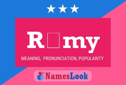 Rémy Name Poster