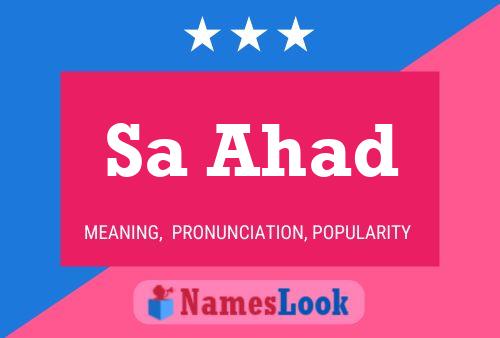 Sa Ahad Name Poster