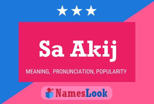 Sa Akij Name Poster