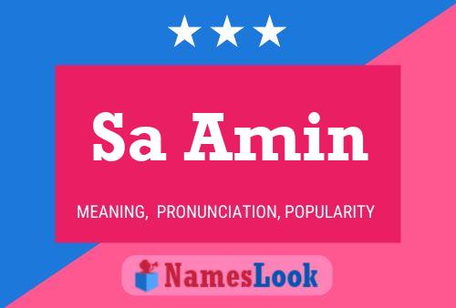 Sa Amin Name Poster