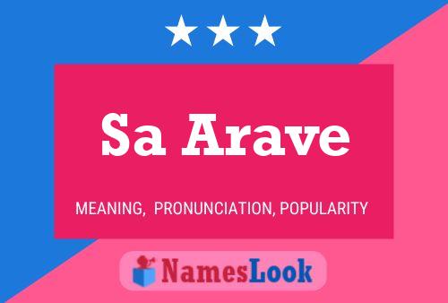 Sa Arave Name Poster