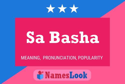 Sa Basha Name Poster