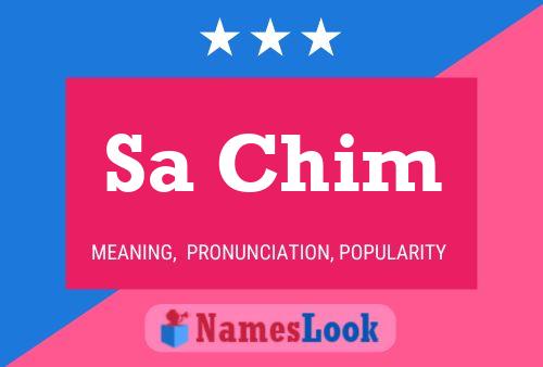 Sa Chim Name Poster