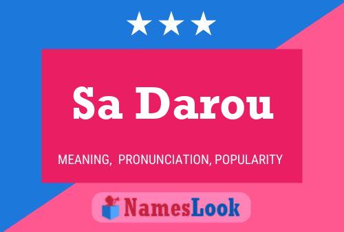 Sa Darou Name Poster