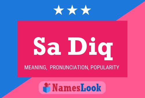 Sa Diq Name Poster