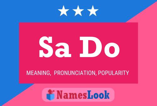 Sa Do Name Poster