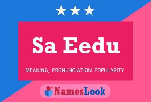 Sa Eedu Name Poster