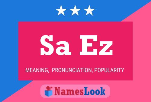 Sa Ez Name Poster