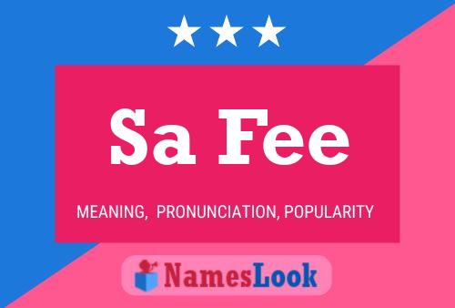 Sa Fee Name Poster