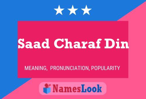 Saad Charaf Din Name Poster