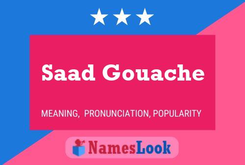 Saad Gouache Name Poster