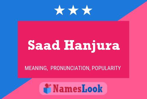 Saad Hanjura Name Poster