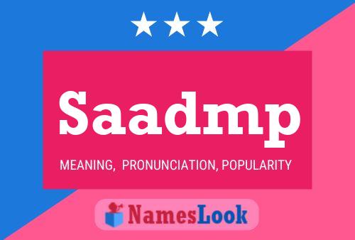 Saadmp Name Poster