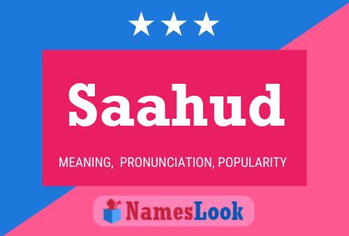 Saahud Name Poster