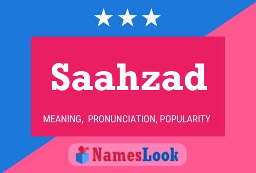 Saahzad Name Poster