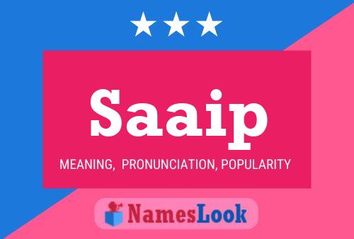 Saaip Name Poster