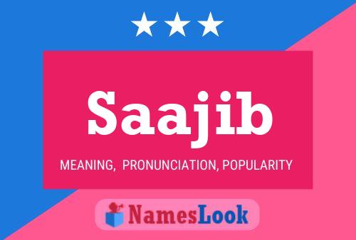 Saajib Name Poster