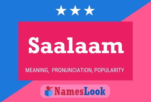 Saalaam Name Poster