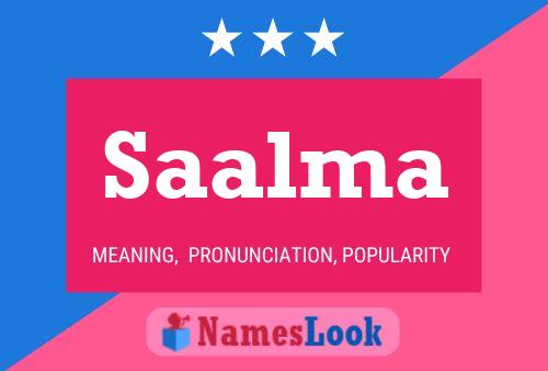 Saalma Name Poster