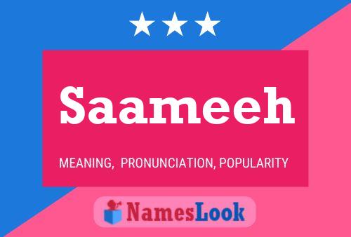 Saameeh Name Poster