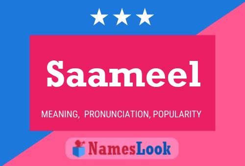 Saameel Name Poster