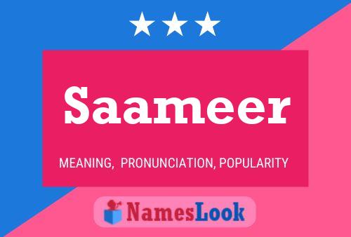 Saameer Name Poster