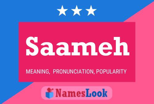 Saameh Name Poster