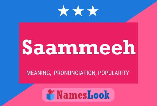 Saammeeh Name Poster