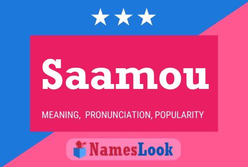 Saamou Name Poster