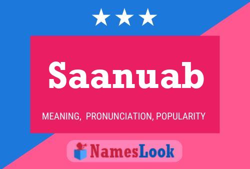 Saanuab Name Poster