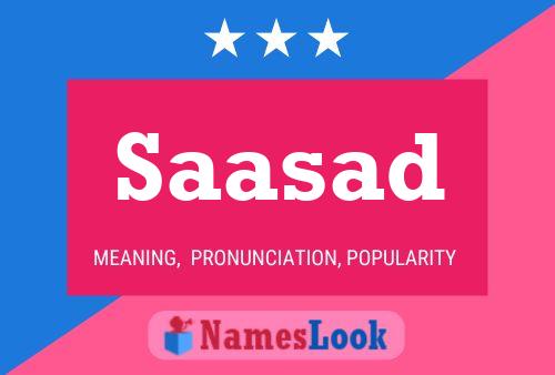 Saasad Name Poster