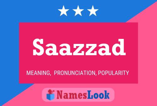 Saazzad Name Poster