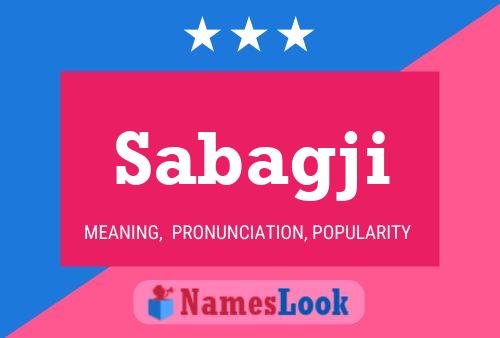 Sabagji Name Poster