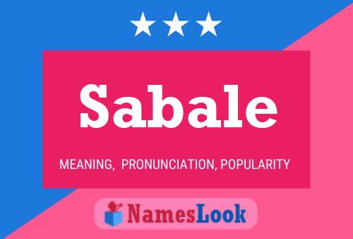 Sabale Name Poster