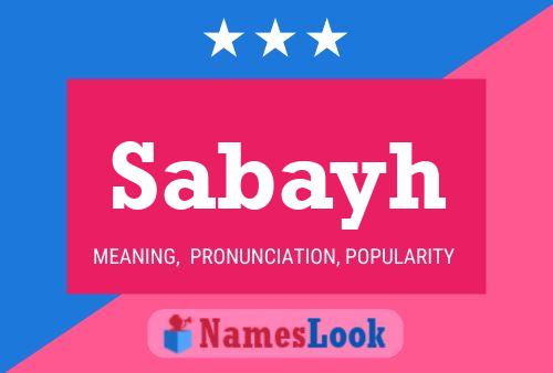 Sabayh Name Poster