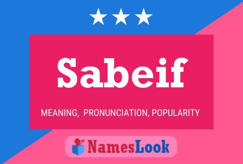 Sabeif Name Poster