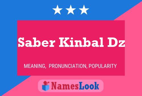 Saber Kinbal Dz Name Poster