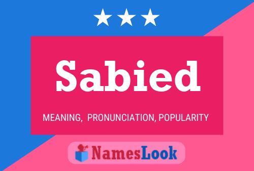 Sabied Name Poster