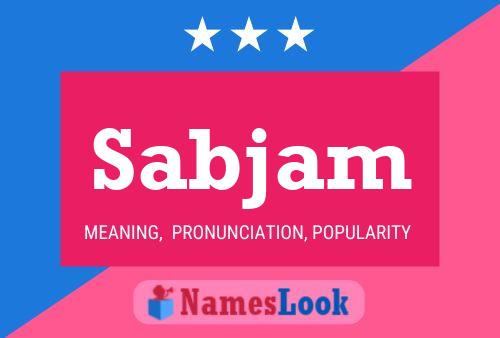 Sabjam Name Poster