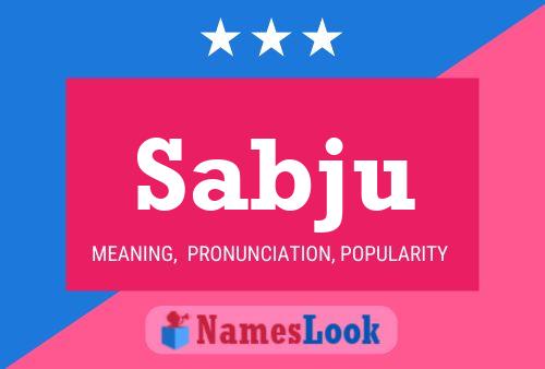 Sabju Name Poster